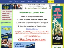 Tablet Screenshot of london-pass.com